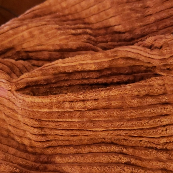 Woolrich 100% cotton russet colored wide wale corduroy zip front with  pockets - Picture 6 of 6